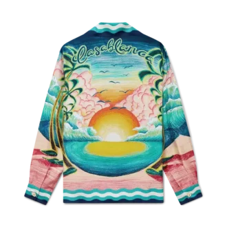 Danse De La Mer Long Sleeve Silk Shirt Danse De La Mer Long Sleeve Silk Shirt