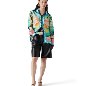 Danse De La Mer Long Sleeve Silk Shirt Danse De La Mer Long Sleeve Silk Shirt