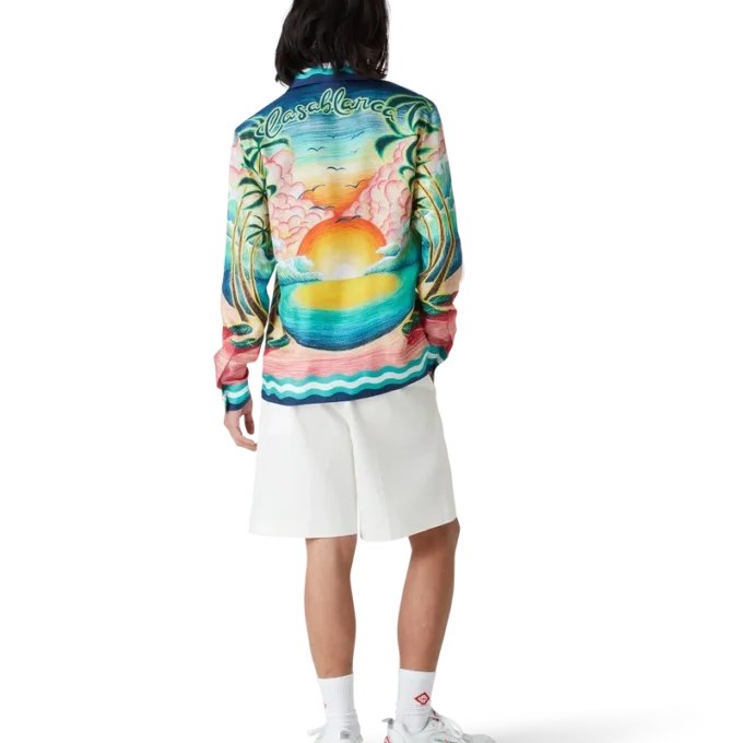 Danse De La Mer Long Sleeve Silk Shirt Danse De La Mer Long Sleeve Silk Shirt