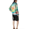 Danse De La Mer Long Sleeve Silk Shirt