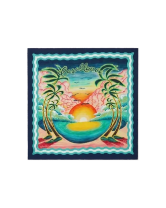 Danse De La Mer Medium Silk Scarf