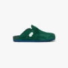 Dark Green Leather Outdoor Mule Dark Green Leather Outdoor Mule