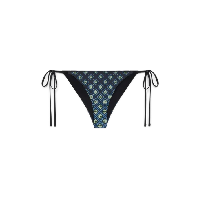 Degrade Black Monogram Bikini Bottom