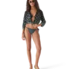 Degrade Black Monogram Bikini Bottom