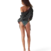 Degrade Black Monogram Bikini Bottom