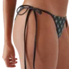 Degrade Black Monogram Bikini Bottom