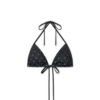 Degrade Black Monogram Bikini Top Degrade Black Monogram Bikini Top