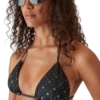 Degrade Black Monogram Bikini Top Degrade Black Monogram Bikini Top