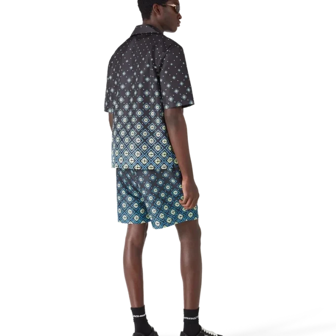 Degrade Black Monogram Swim Shorts