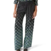 Degrade Monogram Silk Trousers