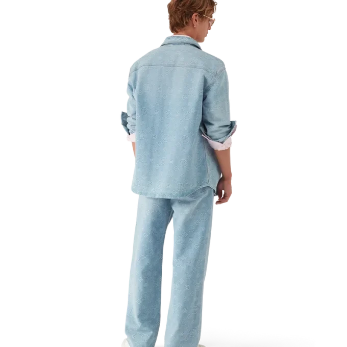 Denim Monogram Relaxed Fit Jeans Denim Monogram Relaxed Fit Jeans
