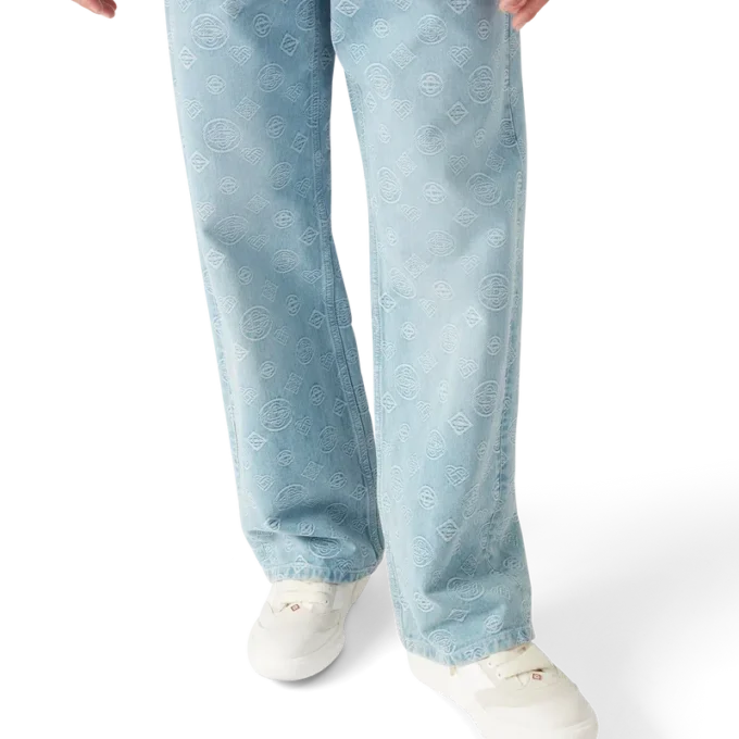 Denim Monogram Relaxed Fit Jeans Denim Monogram Relaxed Fit Jeans