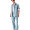 Denim Monogram Shirt Denim Monogram Shirt