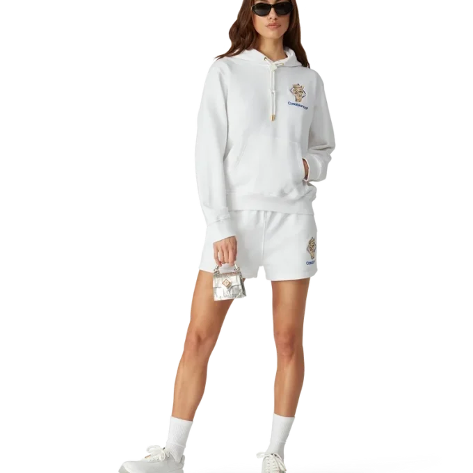 Diamond Column Hooded Sweatshirt