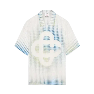Dots Short Sleeve Linen Shirt