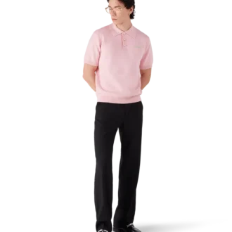 Double Face Short Sleeve Polo Shirt