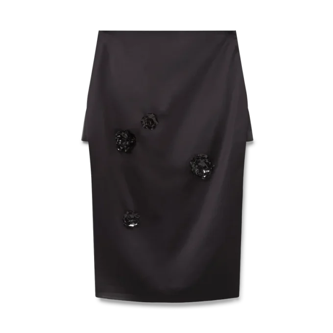 Duchesse Satin Midi Skirt Duchesse Satin Midi Skirt