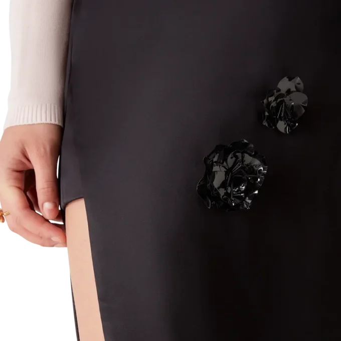 Duchesse Satin Midi Skirt Duchesse Satin Midi Skirt