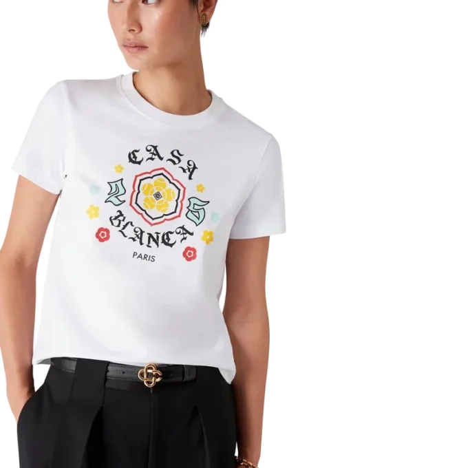 Emblem Fitted Short Sleeve T-Shirt Emblem Fitted Short Sleeve T-Shirt