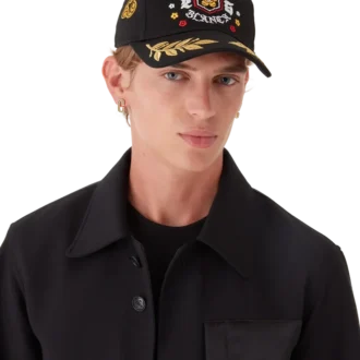 Emblem Laurel Embroidered Cap