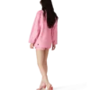 Embossed Leather Mini Shorts