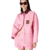 Embossed Leather Workwear Coat Embossed Leather Workwear Coat