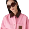 Embossed Leather Workwear Coat Embossed Leather Workwear Coat