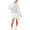Embroidered Gradient Monogram Fleece Mini Skirt