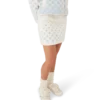 Embroidered Gradient Monogram Fleece Mini Skirt