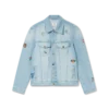 Embroidered Motif Denim Jacket Embroidered Motif Denim Jacket