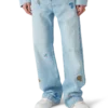 Embroidered Motif Jeans