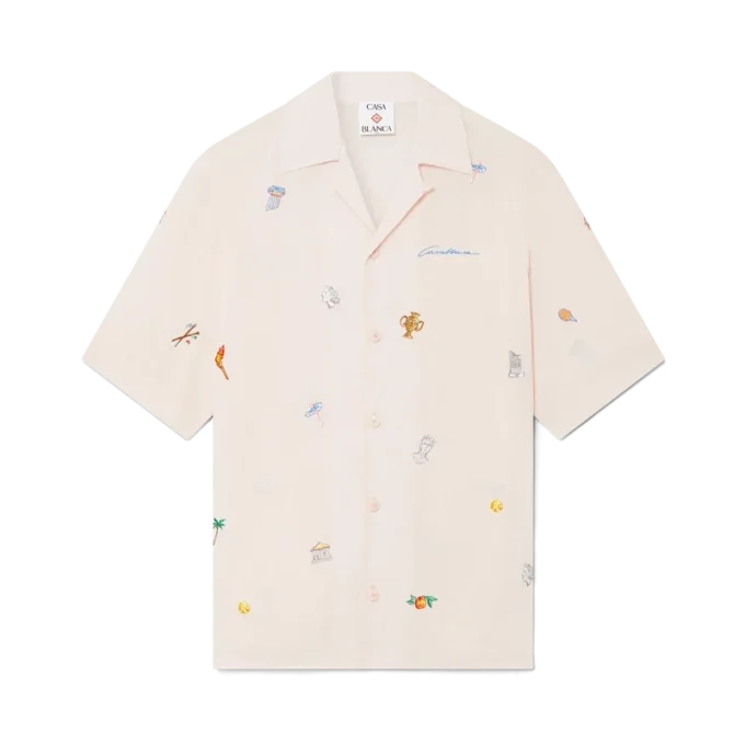 Embroidered Motif Shirt Embroidered Motif Shirt