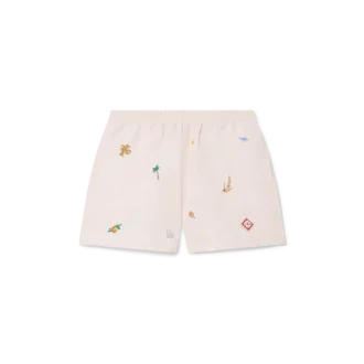 Embroidered Motif Swim Shorts