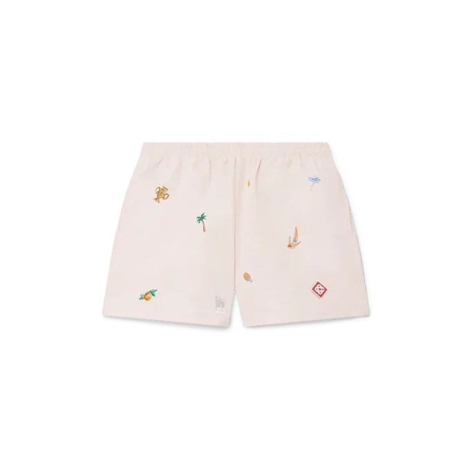 Embroidered Motif Swim Shorts Embroidered Motif Swim Shorts