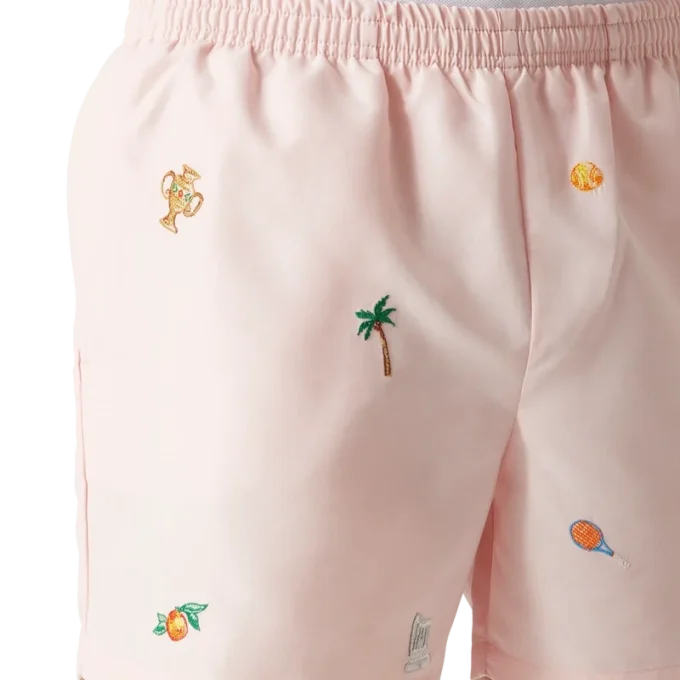 Embroidered Motif Swim Shorts Embroidered Motif Swim Shorts