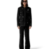 Embroidered Motif Wool Tailored Jacket Embroidered Motif Wool Tailored Jacket