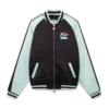 Embroidered Satin Bomber Jacket Embroidered Satin Bomber Jacket