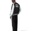 Embroidered Satin Bomber Jacket Embroidered Satin Bomber Jacket