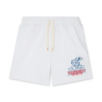 Equipement Sportif Embroidered Jersey Shorts