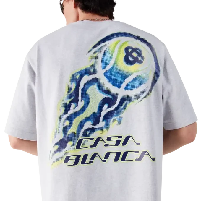 Flaming Tennis Ball Oversized Short Sleeve Short Sleeve T-Shirt Flaming Tennis Ball Oversized Short Sleeve Short Sleeve T-Shirt