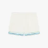 Floral Cc Smile Monogram Jaquard Silk Shorts Floral Cc Smile Monogram Jaquard Silk Shorts