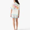 Floral Cuban Collar Short Sleeve Silk Shirt Floral Cuban Collar Short Sleeve Silk Shirt