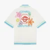Floral Cuban Collar Short Sleeve Silk Shirt Floral Cuban Collar Short Sleeve Silk Shirt