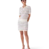 Flower Stripe Cotton Crochet Skirt Flower Stripe Cotton Crochet Skirt