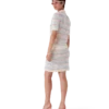 Flower Stripe Cotton Crochet Skirt Flower Stripe Cotton Crochet Skirt