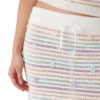 Flower Stripe Cotton Crochet Skirt Flower Stripe Cotton Crochet Skirt