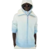 Fluffy Gradient Mohair Zip Jacket Fluffy Gradient Mohair Zip Jacket