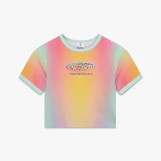 Glass Gradient Printed Baby Short Sleeve T-Shirt
