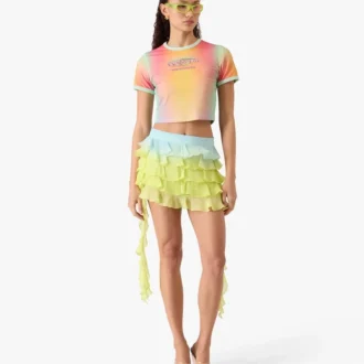Glass Gradient Printed Baby Short Sleeve T-Shirt