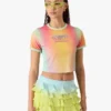 Glass Gradient Printed Baby Short Sleeve T-Shirt Glass Gradient Printed Baby Short Sleeve T-Shirt